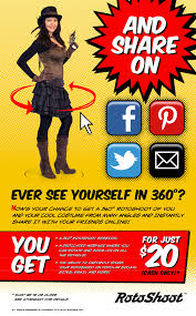 RotoBooth event promo poster
